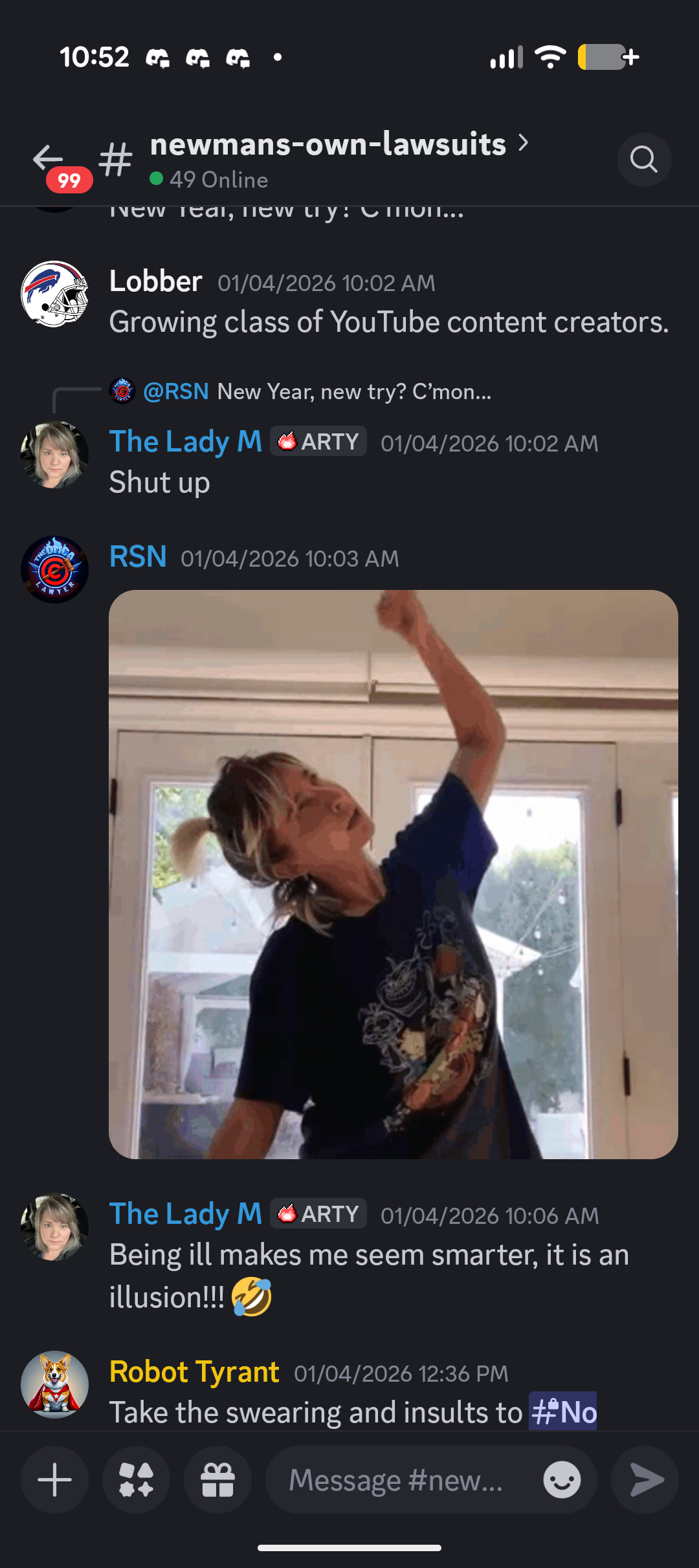 Hanging meme posted after veiled threat