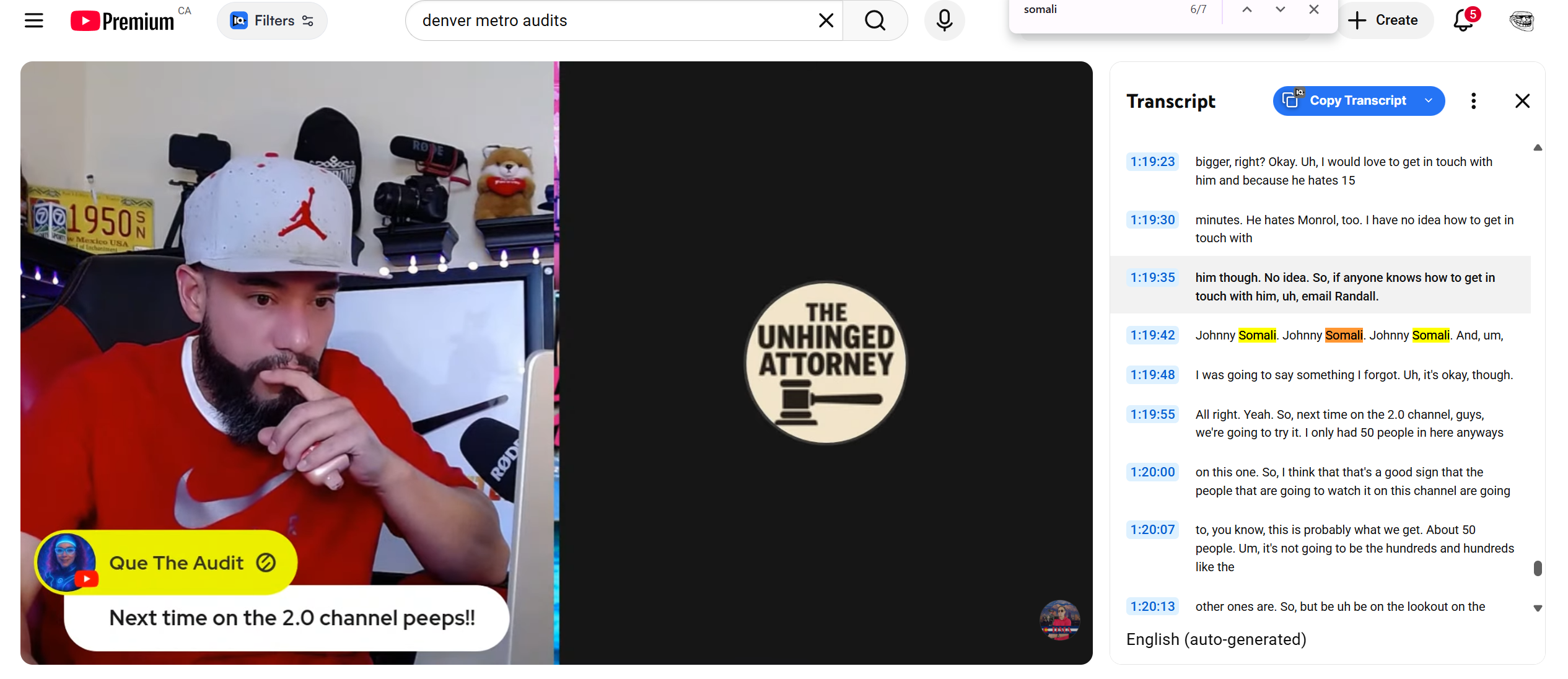 Third party soliciting on Newman's behalf during livestream
