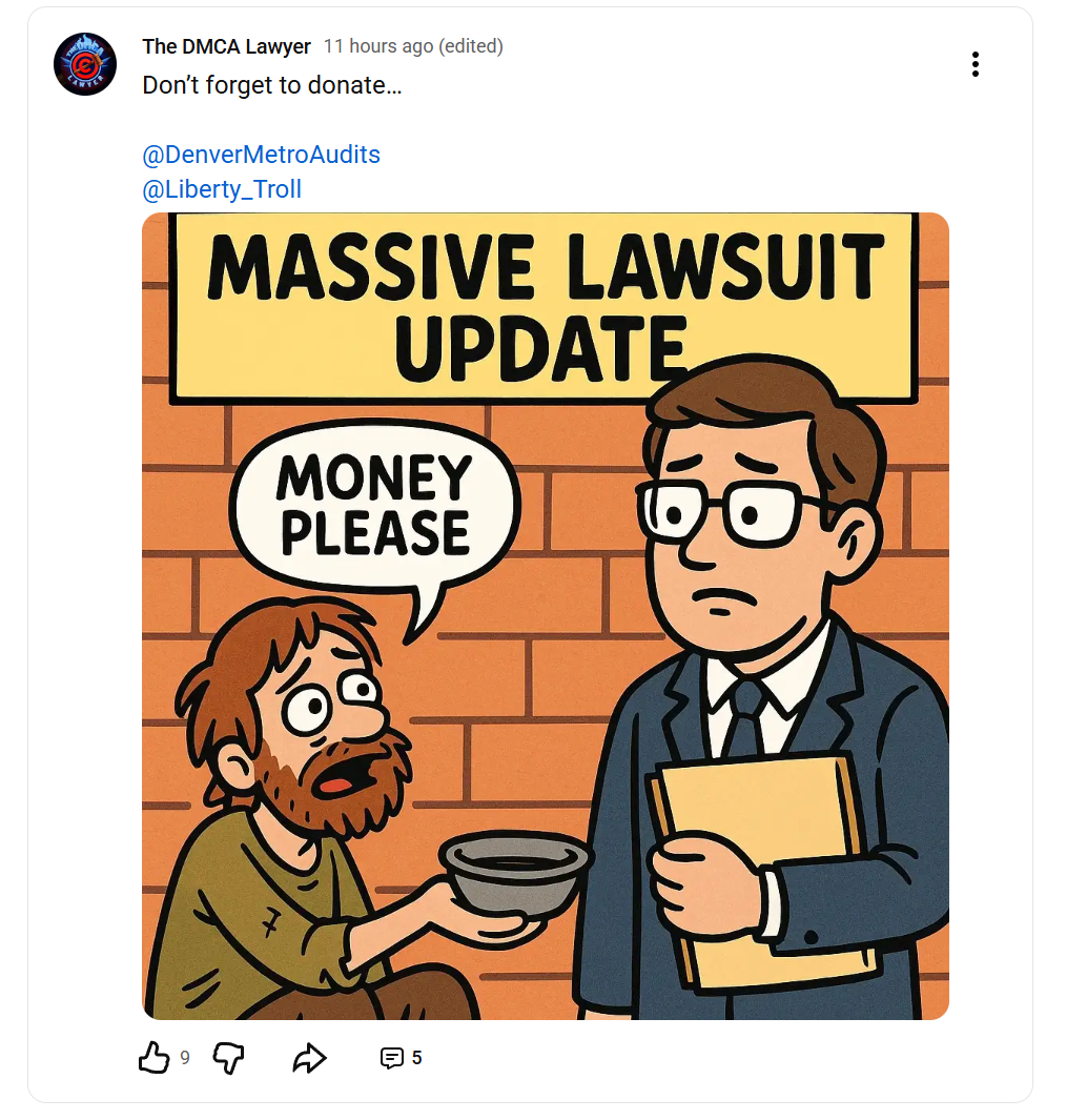 Image depicting defendant as homeless