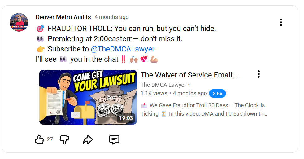 Mockery image after doxxing