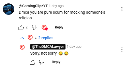 Cry harder response